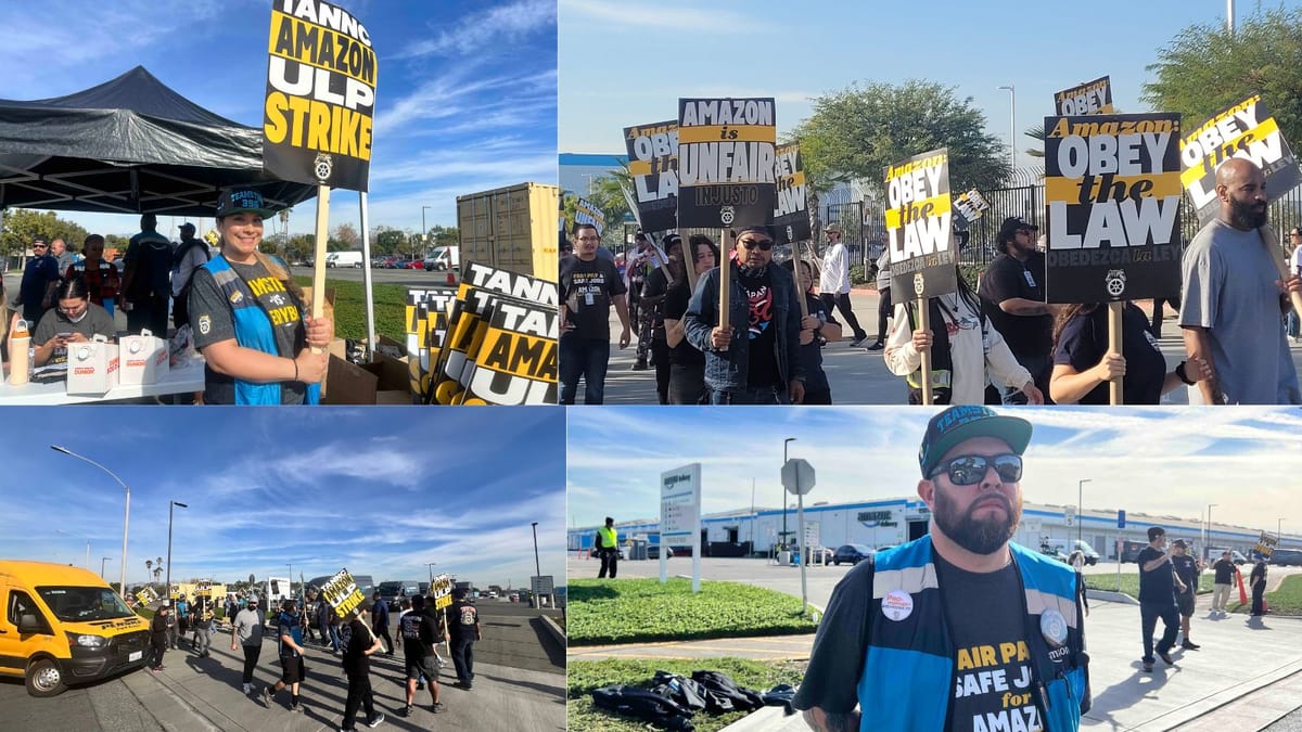 SoCal Amazon workers strike: voices from the picket line